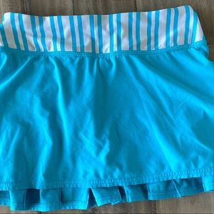 Lululemon blue tennis skirt.